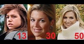 Queen Máxima from 0 to 50 years old