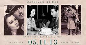 🌹 Vivien Leigh | Robert Taylor | Waterloo Bridge 1940 Movie 📺 El Puente de Waterloo SUBTITULADA