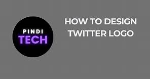 How to design Twitter logo