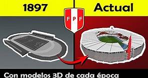 La transformación e historia del Estadio Nacional del Perú con Modelos 3D de 1897 a la actualidad