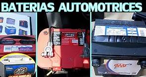 Especificaciones Y Tipos de Baterias Automotrices (selladas con y sin mantenimiento y mas)