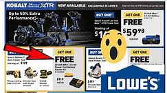 Buy One Get One FREE Lowes Weekly AD