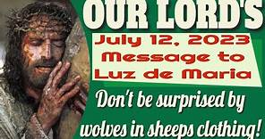 Our Lord's Message to Luz de Maria for July 12, 2023