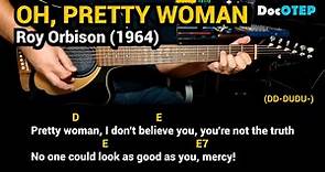 Oh, Pretty Woman - Roy Orbison (1964) Easy Guitar Chords Tutorial with Lyrics