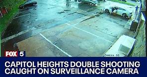 Capitol Heights double shooting caught on surveillance camera | FOX 5 DC