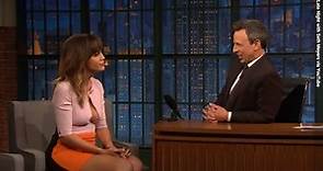 Natalie Morales on Late Night with Seth Meyers