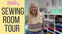 Nikki's NEW Sewing Room Tour | Ikea Craft Room Hacks