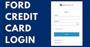 Ford Credit Card Login, Application and Payment ⏬👇