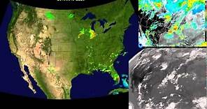 2010 US weather radar and satellite animation