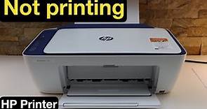 HP Printer Not Printing !!