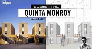 Quinta Monroy: TODO planos 3d en ArchiCAD 22