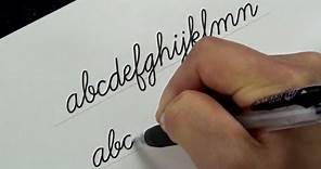 Cursive Handwriting | I installed a new cursive font in my right hand | Calligraphy