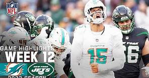 Miami Dolphins vs. New York Jets | 2023 Week 12 Game Highlights