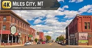 Miles City, MT [4K] Dashcam Tour