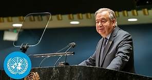 UN Secretary General António Guterres Opens SDG Moment 2021 #UNGA