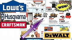 DeWalt Craftsman Lowes Weekly Ad March 21 27