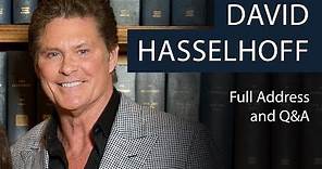 David Hasselhoff | Full Address and Q&A | Oxford Union