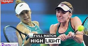 Magda Linette vs Ekaterina Alexandrova Full Match Highlights - WTA Adelaide International 2024