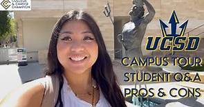 2022 UC San Diego (UCSD) Campus Tour + Student Question & Answer (PROS, CONS, college to choose)