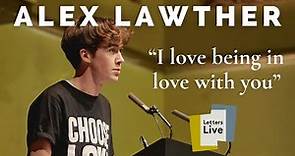 Alex Lawther reads James Schuyler's letter to his lover.