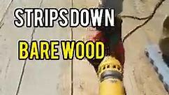 A great way to #restorewood using an #anglegrinder #diamabrush #removepaint #dewalt #restoration #deck #revive #paintprep #scraping #repair #woodstripper #howto #tooltips #deckrepair #homeproject | Revive Home