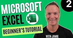 Microsoft Excel Tutorial - Beginners Level 2