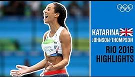 The Best of Katarina Johnson-Thompson 🇬🇧 at Rio 2016!