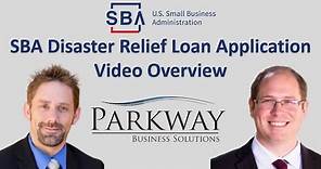 Applying for SBA Disaster Relief Loans Video Overview