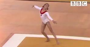 Soviet gymnast Olga Korbut charms the World | Faster, Higher, Stronger - BBC