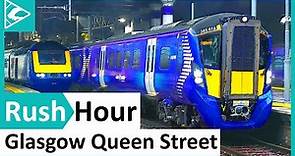 RUSH HOUR Trains at Glasgow Queen Street 30/09/2021