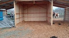 Building a DIY Horse Barn for $2,000 | Finished Barn Walk Through Starts at 4:29