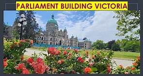 British Columbia Parliament Buildings in Victoria June 14, 2023