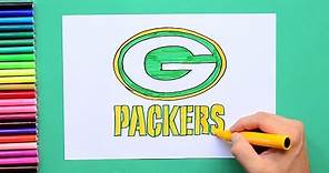 How to draw Green Bay Packers logo (NFL team)