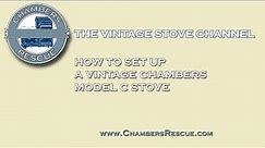 How to Set Up a Vintage Chambers Model C Stove