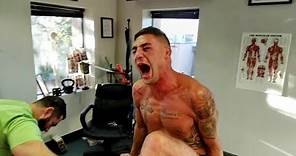 Diego Sanchez gets EXCRUCIATING UFC therapy