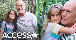 Bruce Willis Bonds With Daughters Mabel & Evelyn In Sweet Video Montage