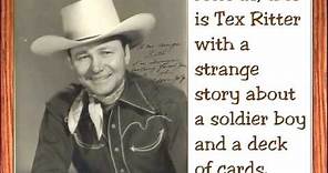 "Deck of Cards" by Tex Ritter