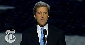 Election 2012 | John Kerry's DNC Full Speech | The New York Times