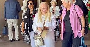 JACKI WEAVER ATTENDS BARRY HUMPHRIES' STATE MEMORIAL AT SYDNEY OPERA HOUSE