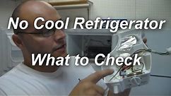 Repair  Refrigerator  not  cooling
