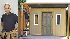 Soffit, Posts, Trim, Ramp and Door | How to Build A Shed | Part 6