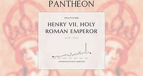 Henry VII, Holy Roman Emperor Biography - Holy Roman Emperor from 1312 to 1313