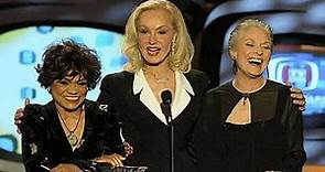 Eartha Kitt, Lee Meriwether, Julie Newmar on The TV Land Awards honor Marlo Thomas. Catwoman Batman