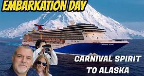 BOARDING THE CARNIVAL SPIRIT for an EPIC Cruise to Alaska!!!