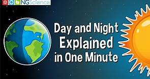 Day and Night Explained in One Minute