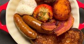 Chef James Sharman creates a full English breakfast recipe from scratch