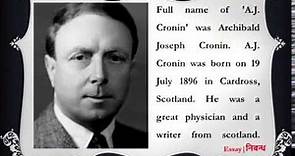 'A.J. Cronin'- Short Biography