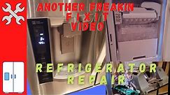 LG Refrigerator Problem - No Ice and No Water. Fridge Diagnosis with SOLUTION!!