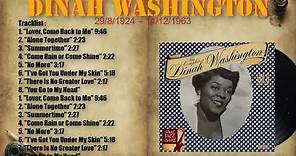 Dinah Washington (Greatest Hits) DINAH WASHINGTON - THE BEST